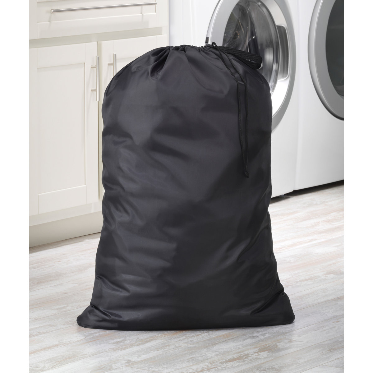 Whitmor Dura-Clean Polyester Laundry Bag - Gray, Turquoise or Black